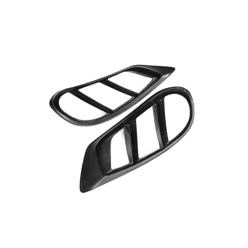 Mercedes Benz C-Class/C43 (W205/C205/A205) Carbon Fibre Front Fog Air Vent Trim - Twenty Two Tuning Front Canards/Bumper Inserts