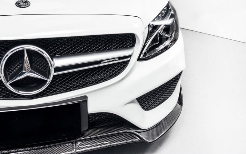 Mercedes Benz C-Class/C43 (W205/C205/S205) BRABUS Style Carbon Fibre Front Lip - Twenty Two Tuning Front Lip