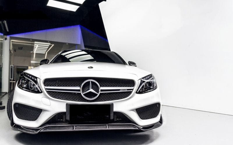Mercedes Benz C-Class/C43 (W205/C205/S205) BRABUS Style Carbon Fibre Front Lip - Twenty Two Tuning Front Lip