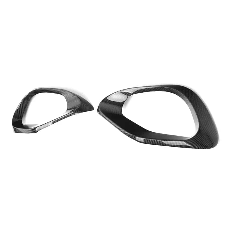 Mercedes Benz C-Class/C43 (W206/S206) BRABUS Style Carbon Fibre Front Vent Trims - Twenty Two Tuning Front Canards/Bumper Inserts