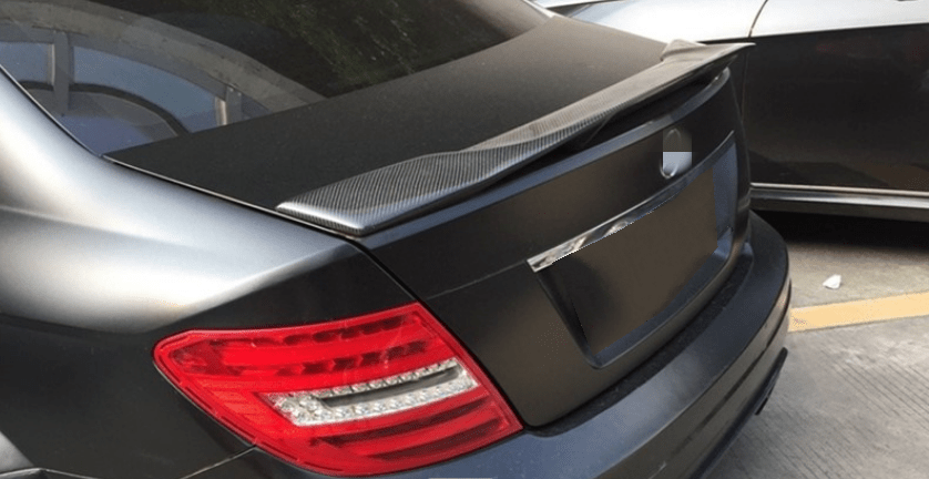 Mercedes Benz C-Class/C63 (C204) Coupe Renntech Style Carbon Fibre Rear Spoiler - Twenty Two Tuning Rear Spoiler
