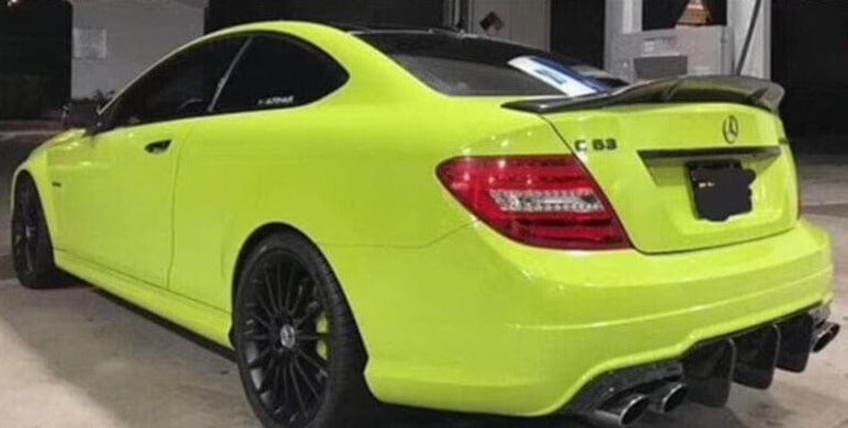 Mercedes Benz C-Class/C63 (C204) Coupe Renntech Style Carbon Fibre Rear Spoiler - Twenty Two Tuning Rear Spoiler