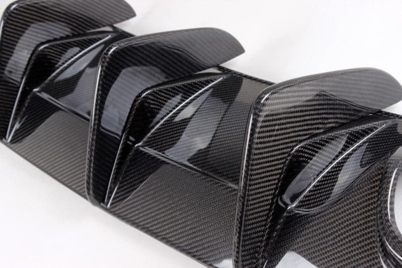 Mercedes Benz C63 (C204/W204) Facelift Big Fin Style Carbon Fibre Rear Diffuser - Twenty Two Tuning Rear Diffuser