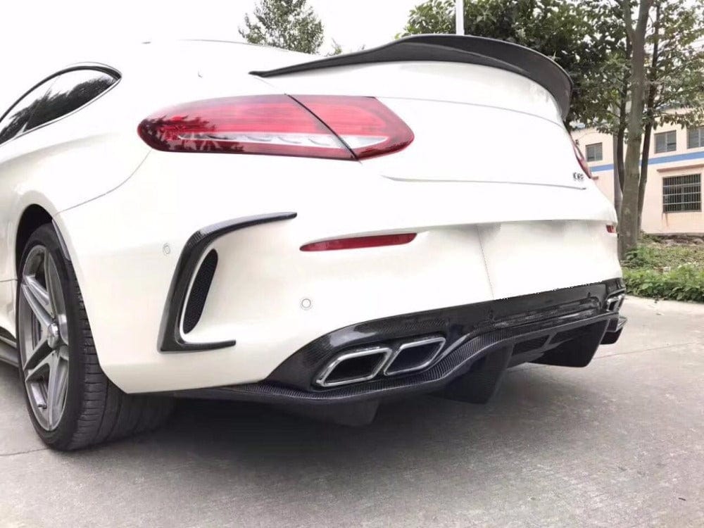 Mercedes Benz C63 (C205/A205) PSM Style Carbon Fibre Rear Diffuser - Twenty Two Tuning Rear Diffuser