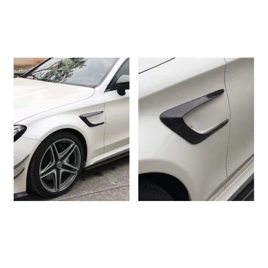 Mercedes Benz C63 Coupe (C205) Carbon Fibre Fender Trims - Twenty Two Tuning Fender Trims