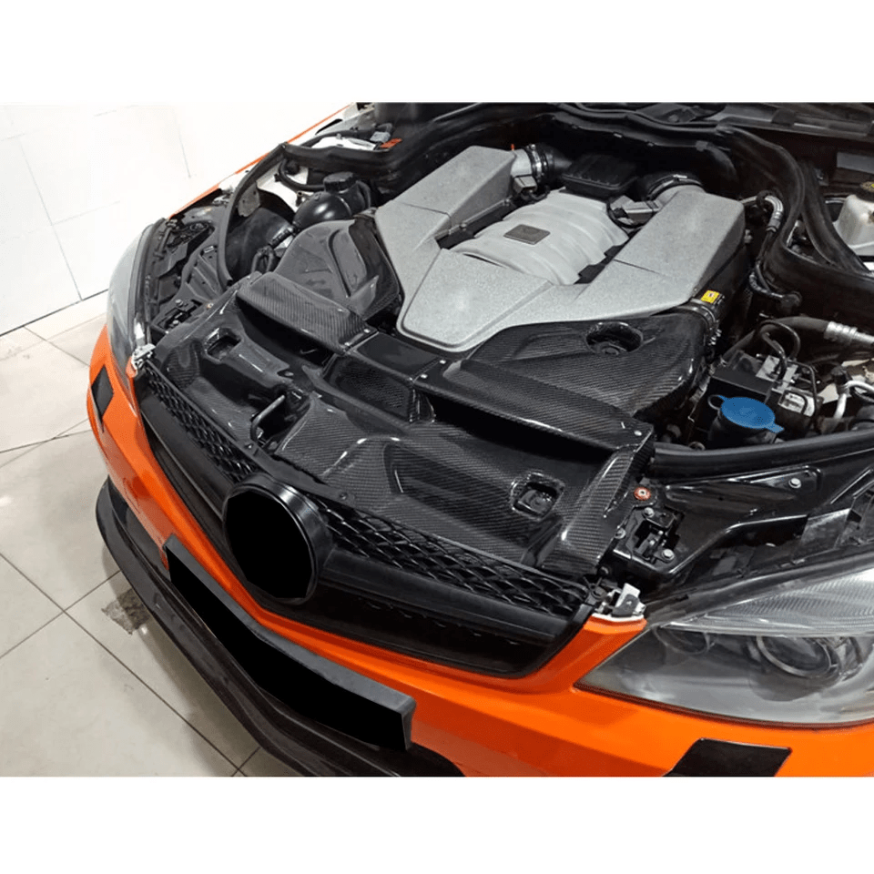 Mercedes Benz C63 (W204/C204) Carbon Fibre Intake System - Twenty Two Tuning Engine Bay