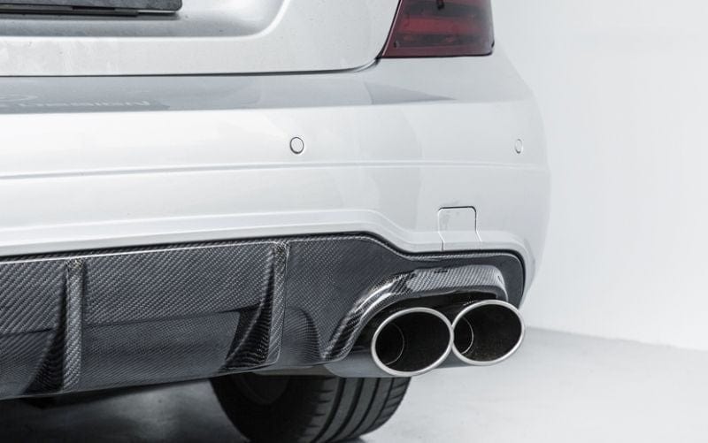 Mercedes Benz C63 (W204/C204) Facelift OEM Style Carbon Fibre Rear Diffuser - Twenty Two Tuning Rear Diffuser