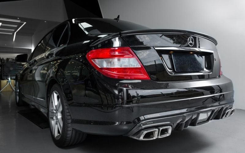 Mercedes Benz C63 (W204) Future Design Style Carbon Fibre Rear Diffuser - Twenty Two Tuning Rear Diffuser