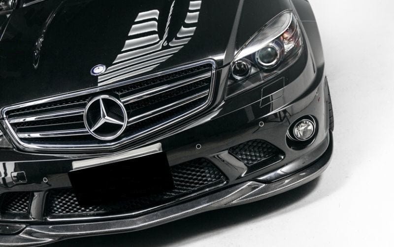 Mercedes Benz C63 (W204) GODHAND Style Carbon Fibre Front Lip - Twenty Two Tuning Front Lip