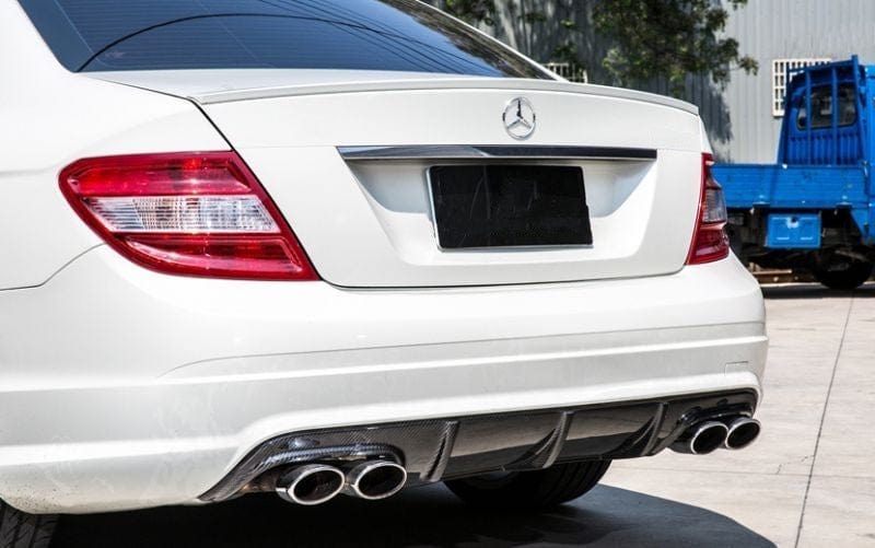 Mercedes Benz C63 (W204) OEM Style Carbon Fibre Rear Diffuser - Twenty Two Tuning Rear Diffuser