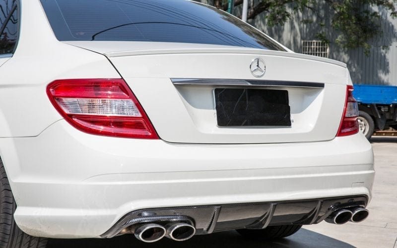 Mercedes Benz C63 (W204) OEM Style Carbon Fibre Rear Diffuser - Twenty Two Tuning Rear Diffuser