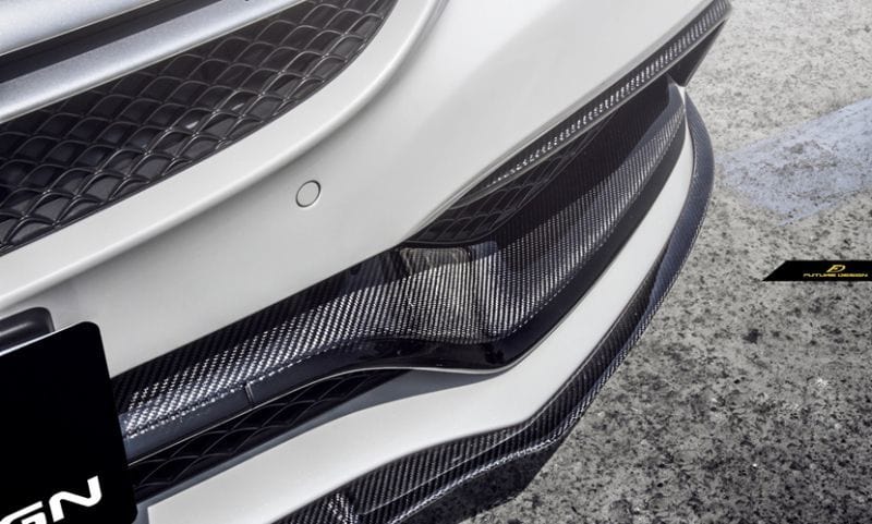Mercedes Benz C63 (W205/C205/S205) ED1 Style Carbon Fibre Front Lip Spoiler - Future Design Front Lip