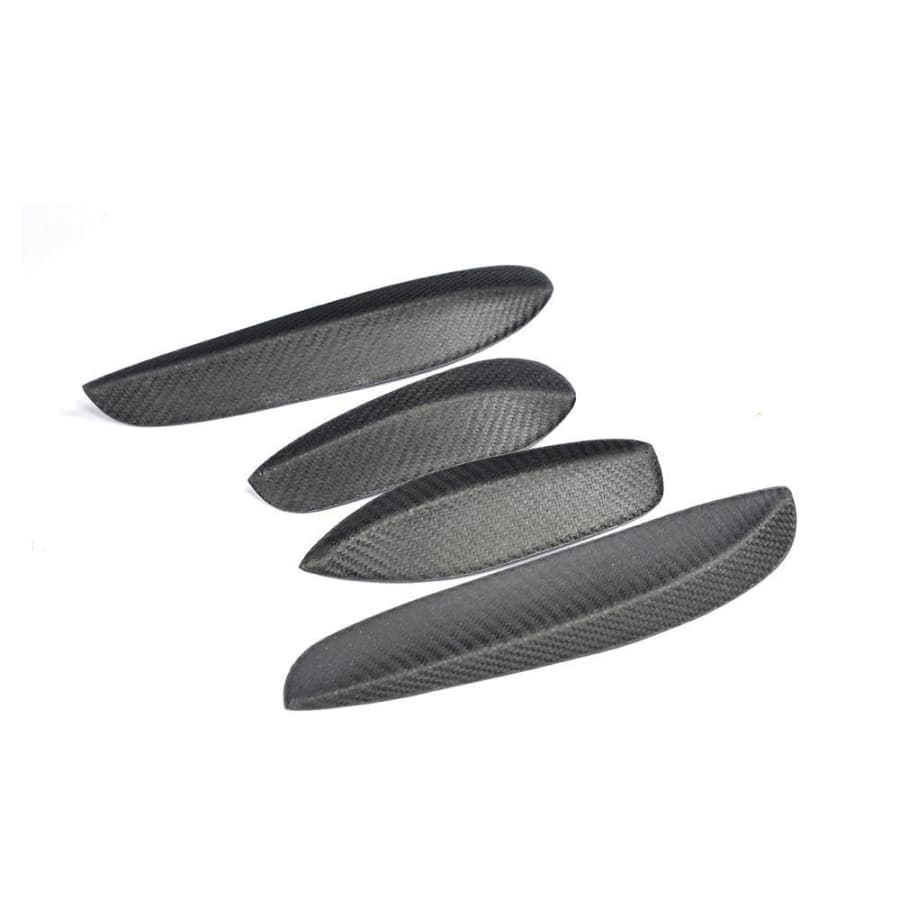 Mercedes Benz C63 (W205/S205/C205) Carbon Fibre Front Canards - Twenty Two Tuning Front Canards/Bumper Inserts