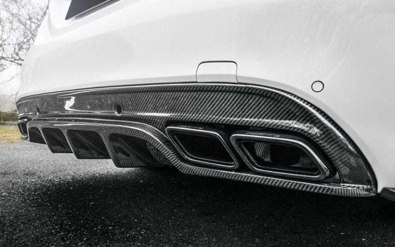 Mercedes Benz C63 (W205/S205) Future Design Style Carbon Fibre Rear Diffuser - Twenty Two Tuning Rear Diffuser