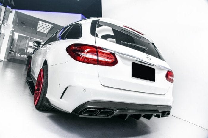 Mercedes Benz C63 (W205/S205) Future Design Style Carbon Fibre Rear Diffuser - Twenty Two Tuning Rear Diffuser