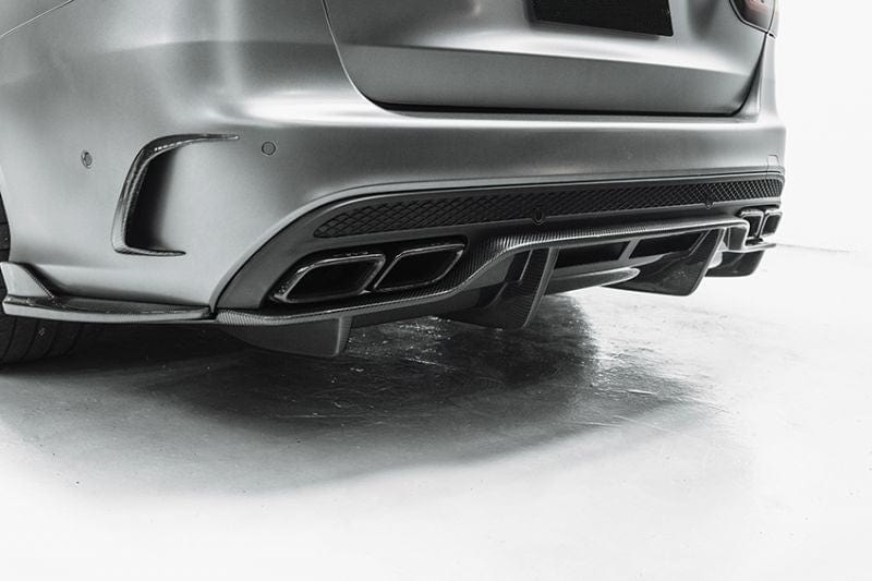 Mercedes Benz C63 (W205/S205) PSM Style Carbon Fibre Rear Diffuser - Twenty Two Tuning Rear Diffuser