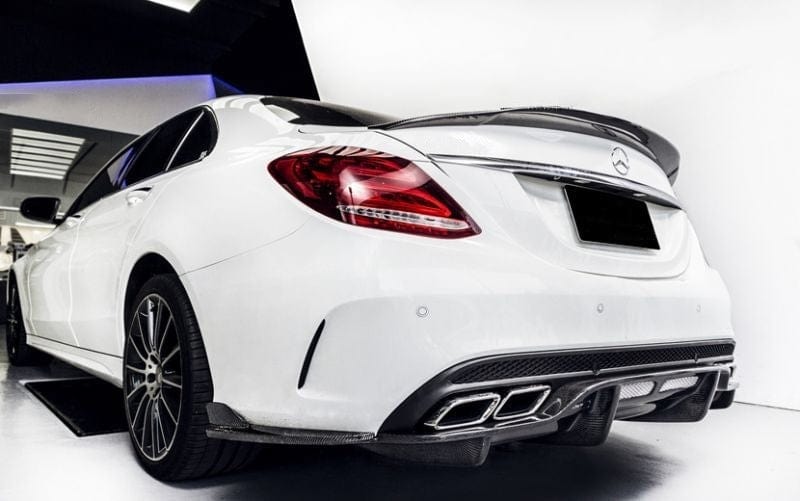 Mercedes Benz C63 (W205/S205) PSM Style Carbon Fibre Rear Diffuser - Twenty Two Tuning Rear Diffuser