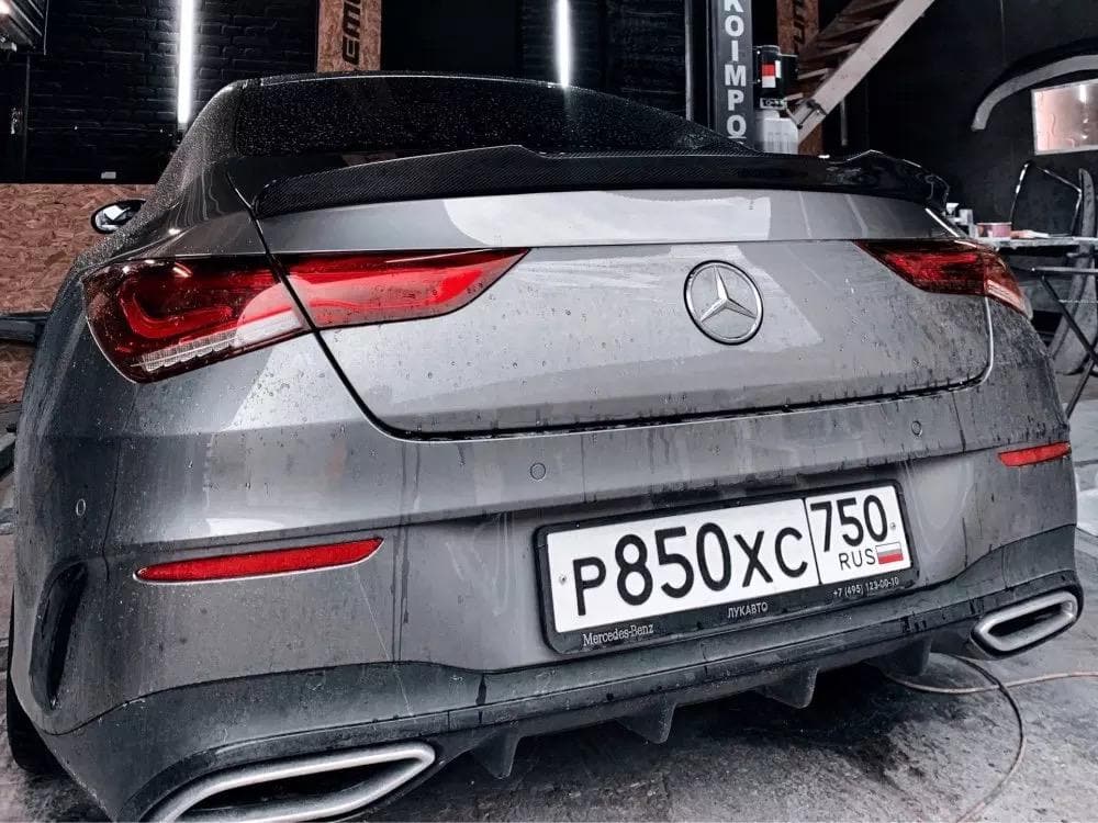 Mercedes Benz CLA-Class/CLA35/CLA45 (W118/C118) Future Design Style Carbon Fibre Rear Spoiler - Twenty Two Tuning Rear Spoiler