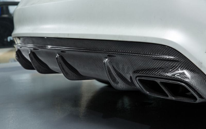 Mercedes Benz CLA-Class/CLA45 (W117/C117) Facelift Style Carbon Fibre Rear Diffuser - Twenty Two Tuning Rear Diffuser