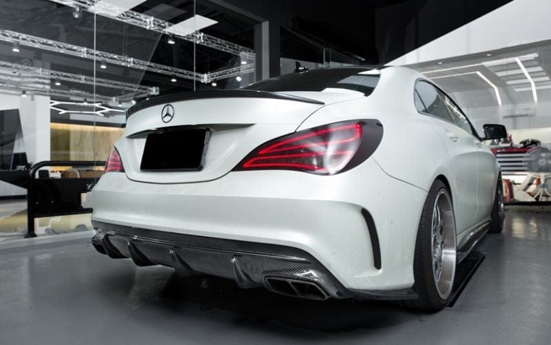 Mercedes Benz CLA-Class/CLA45 (W117/C117) Facelift Style Carbon Fibre Rear Diffuser - Twenty Two Tuning Rear Diffuser
