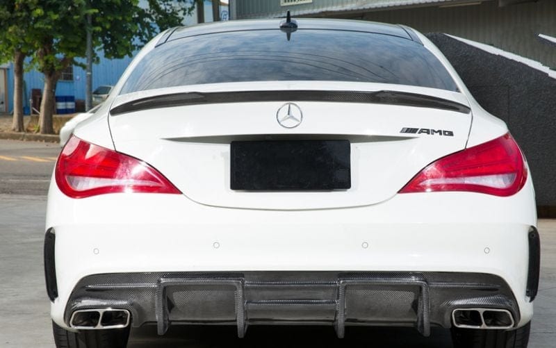 Mercedes Benz CLA-Class/CLA45 (W117/C117) Future Design Style Carbon Fibre Rear Spoiler - Twenty Two Tuning Rear Spoiler