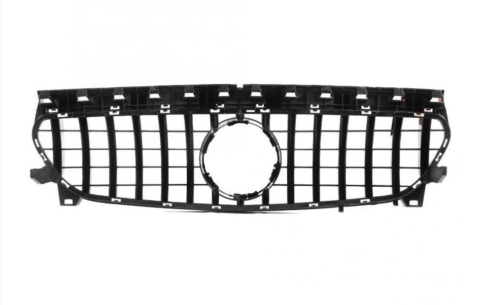 Mercedes Benz CLA-Class/CLA45 (W117/C117) GT/Panamericana Style Gloss Black Grille - Twenty Two Tuning Front Grille