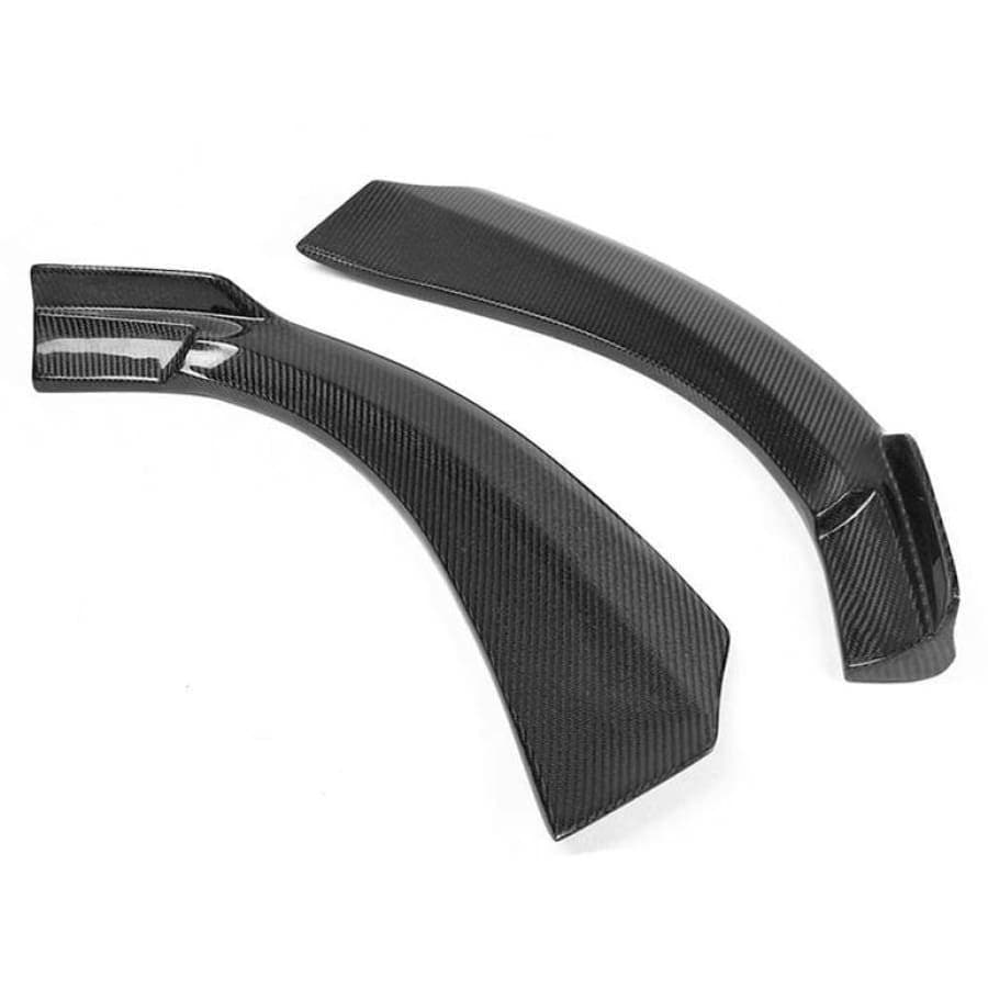 Mercedes Benz CLA-Class/CLA45 (W117/C117) PIECHA Style Carbon Fibre Front Splitters - Twenty Two Tuning Front Canards/Bumper Inserts