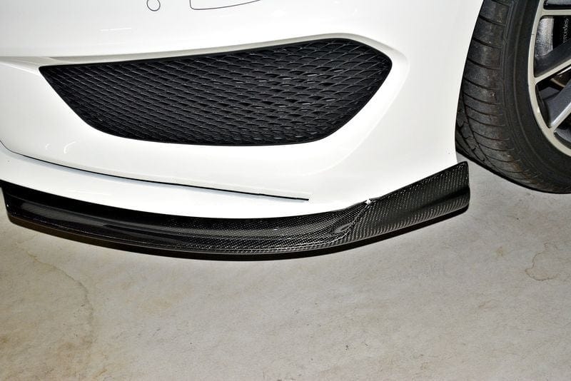 Mercedes Benz CLA-Class/CLA45 (W117/C117) PIECHA Style Carbon Fibre Front Splitters - Twenty Two Tuning Front Canards/Bumper Inserts