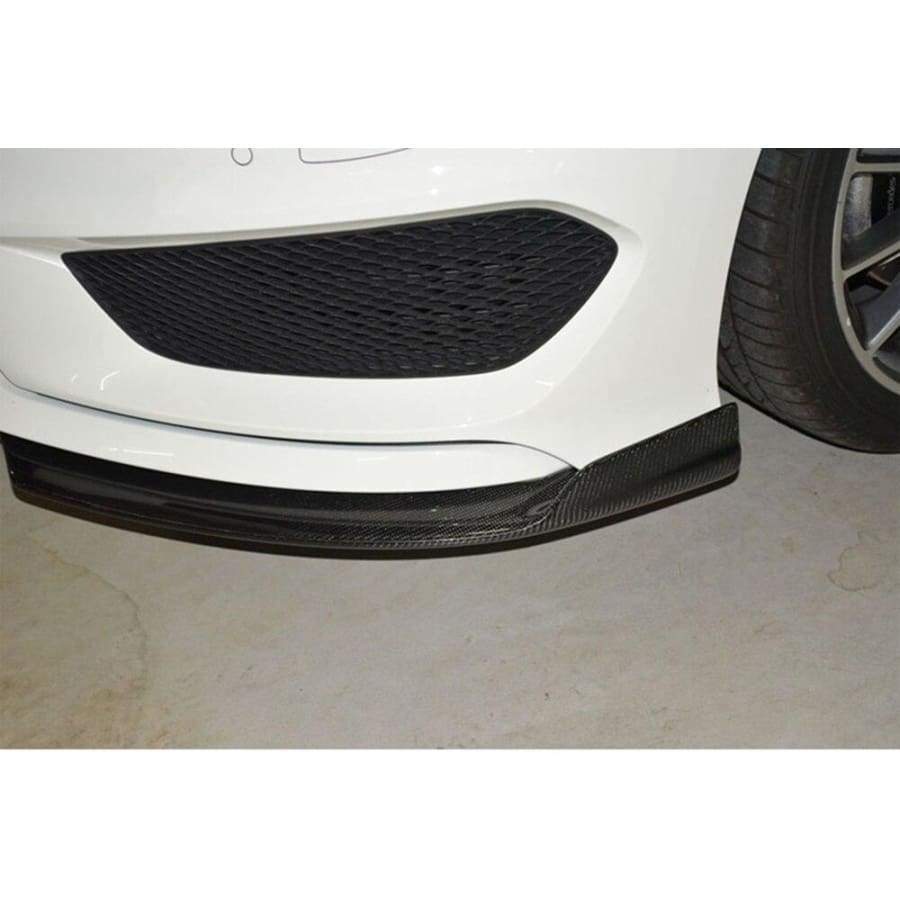 Mercedes Benz CLA-Class/CLA45 (W117/C117) PIECHA Style Carbon Fibre Front Splitters - Twenty Two Tuning Front Canards/Bumper Inserts