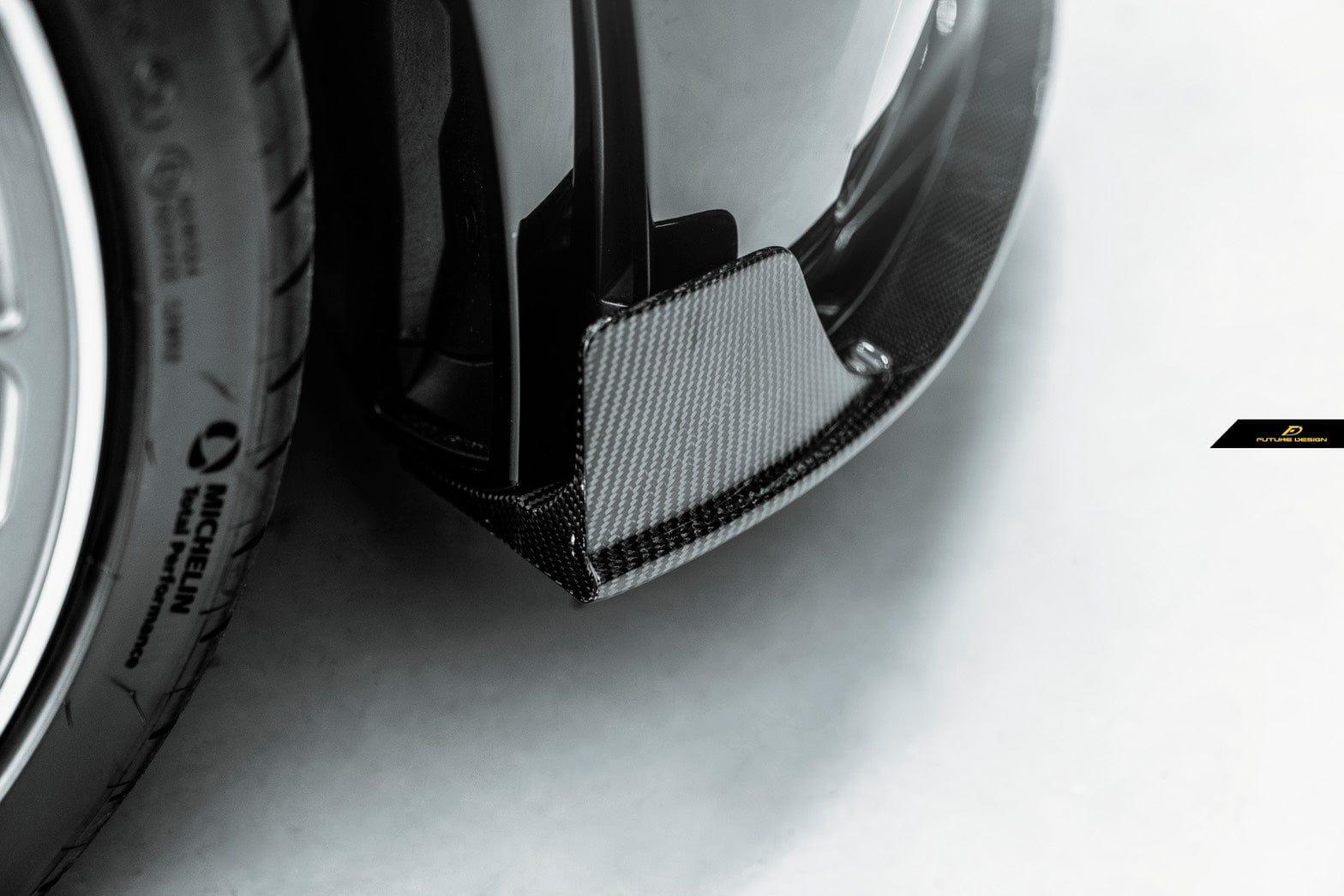 Mercedes Benz CLS-Class/CLS53 (W257/C257) Future Design Carbon Fibre Front Lip - Future Design Front Lip