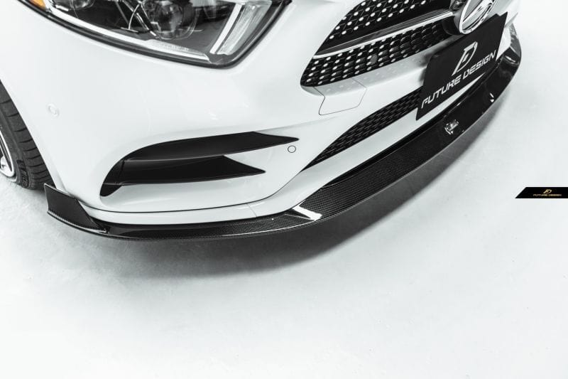 Mercedes Benz CLS-Class/CLS53 (W257/C257) Future Design Carbon Fibre Front Lip - Future Design Front Lip