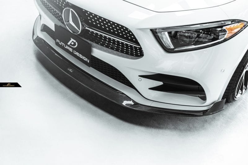 Mercedes Benz CLS-Class/CLS53 (W257/C257) Future Design Carbon Fibre Front Lip - Future Design Front Lip