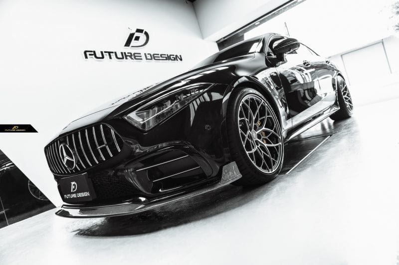 Mercedes Benz CLS-Class/CLS53 (W257/C257) Future Design Carbon Fibre Front Lip - Future Design Front Lip