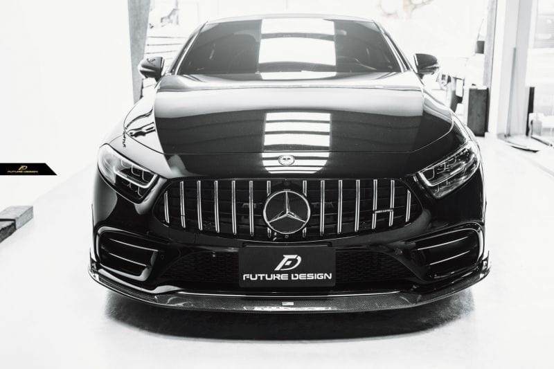 Mercedes Benz CLS-Class/CLS53 (W257/C257) Future Design Carbon Fibre Front Lip - Future Design Front Lip