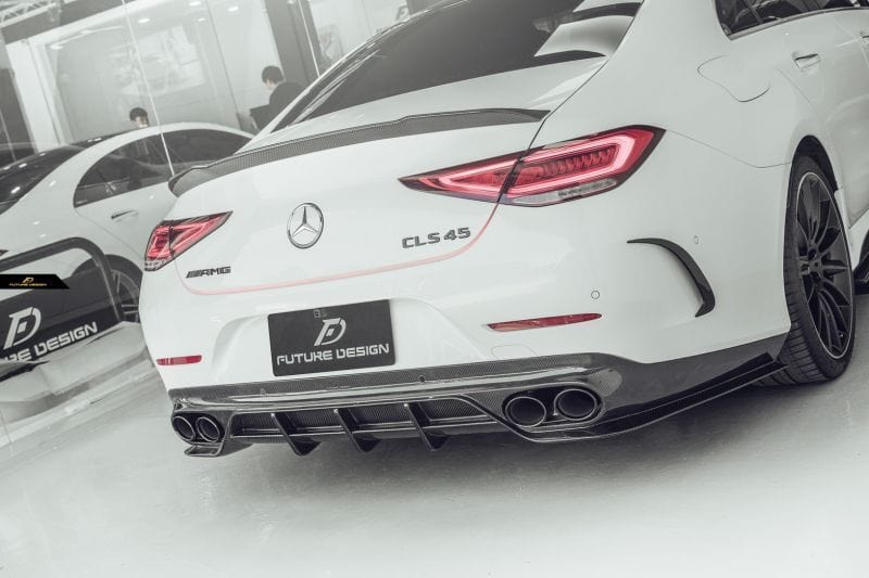 Mercedes Benz CLS-Class/CLS53 (W257/C257) Future Design Carbon Fibre Rear Diffuser - Future Design Rear Diffuser