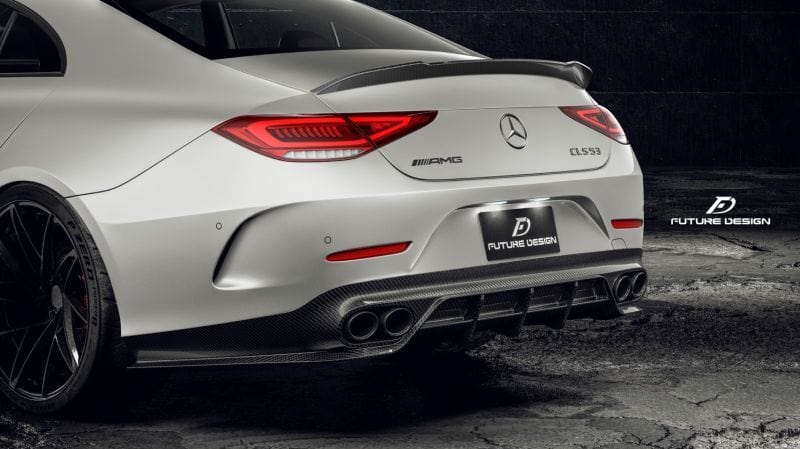 Mercedes Benz CLS-Class/CLS53 (W257/C257) Future Design Carbon Fibre Rear Diffuser - Future Design Rear Diffuser