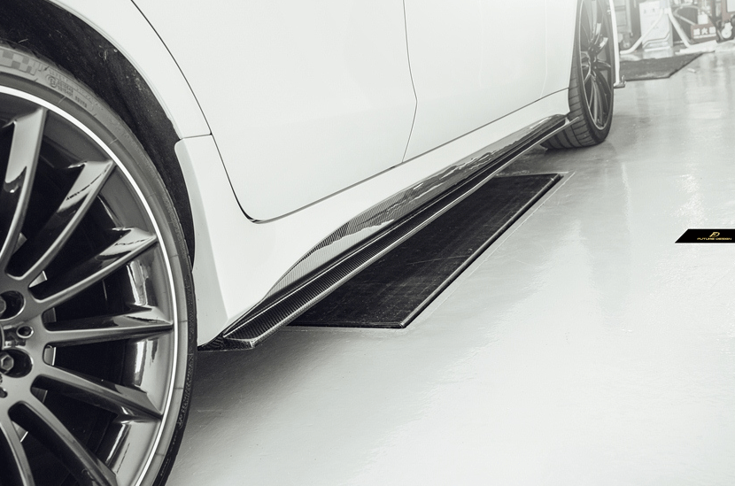 Mercedes Benz CLS-Class/CLS53 (W257/C257) Future Design GT-2 Carbon Fibre Side Skirts - Future Design Side Skirts