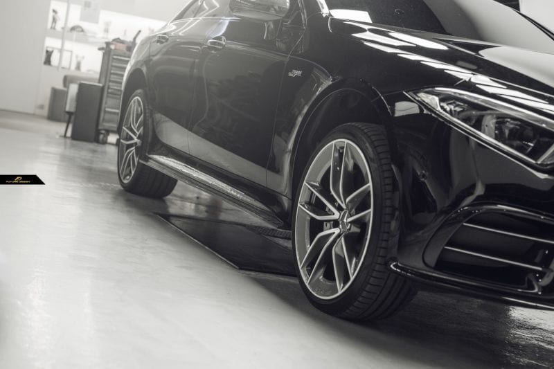 Mercedes Benz CLS-Class/CLS53 (W257/C257) Future Design GT-2 Carbon Fibre Side Skirts - Future Design Side Skirts