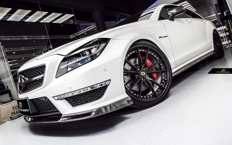 Mercedes Benz CLS-Class/CLS63 (W218) Future Design GTS Carbon Fibre Side Skirts - Future Design Side Skirts