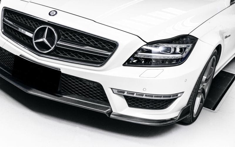 Mercedes Benz CLS63 (W218/C218) Renntech Style Carbon Fibre Front Lip Spoiler - Twenty Two Tuning Front Lip