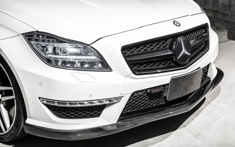 Mercedes Benz CLS63 (W218) GODHAND Style Carbon Fibre Front Lip Spoiler - Twenty Two Tuning Front Lip