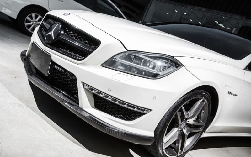Mercedes Benz CLS63 (W218) GODHAND Style Carbon Fibre Front Lip Spoiler - Twenty Two Tuning Front Lip