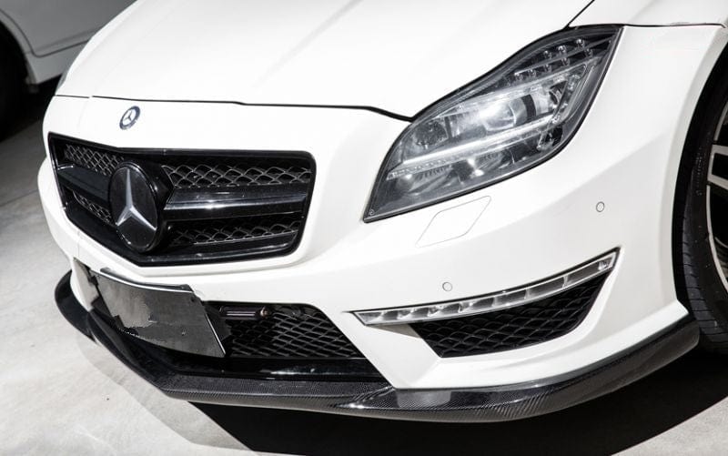 Mercedes Benz CLS63 (W218) GODHAND Style Carbon Fibre Front Lip Spoiler - Twenty Two Tuning Front Lip