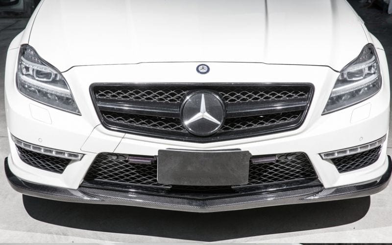 Mercedes Benz CLS63 (W218) GODHAND Style Carbon Fibre Front Lip Spoiler - Twenty Two Tuning Front Lip