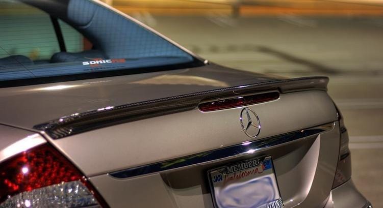 Mercedes Benz E-Class/E55/E63 (W211) AMG Style Carbon Fibre Rear Spoiler - Twenty Two Tuning Rear Spoiler