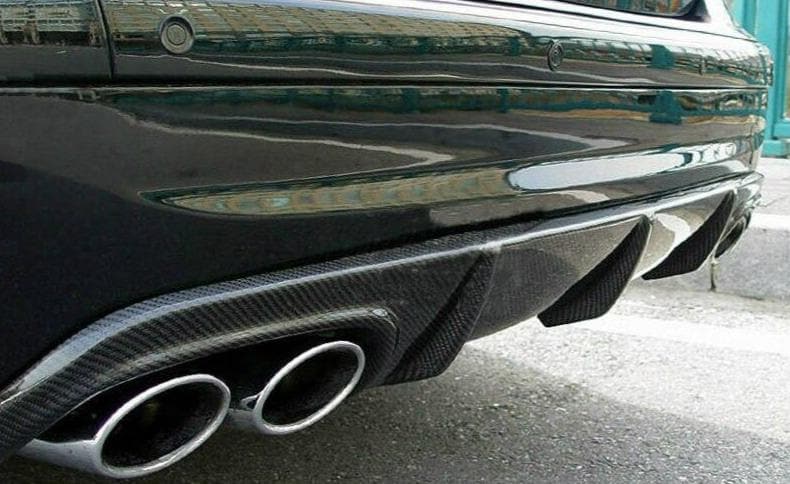 Mercedes Benz E-Class/E55 (W211) AMG Style Carbon Rear Diffuser - Twenty Two Tuning Rear Diffuser