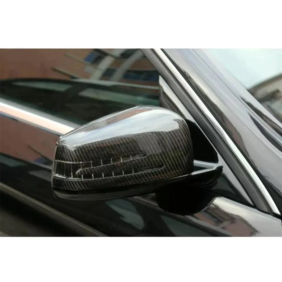 Mercedes Benz E-Class/E63 (W212/C207/A207) Carbon Fibre Mirror Covers - Twenty Two Tuning Mirror Covers