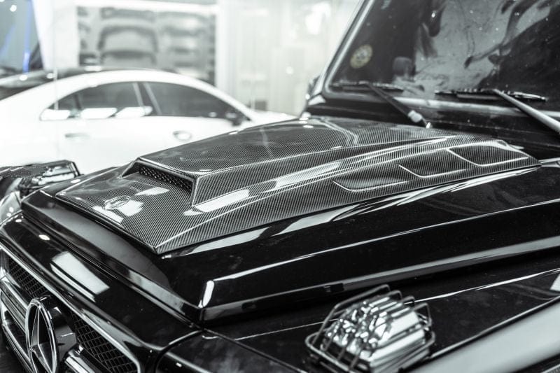 Mercedes Benz G-Class/G55/G63 (W463) BRABUS Style Carbon Fibre Hood/Bonnet Replacement - Twenty Two Tuning Hood/Bonnet Complete