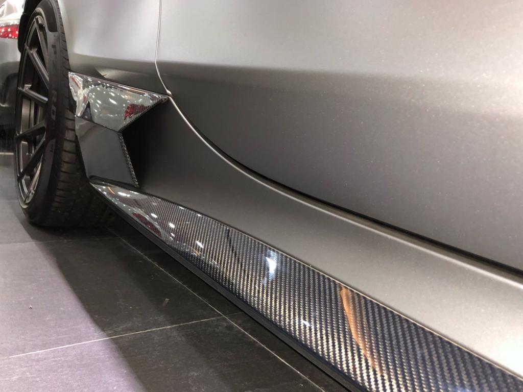 Mercedes Benz S-Class/S63/S65 (C217) Carbon Fibre Side Skirt Overlay Trim - Twenty Two Tuning Side Skirts