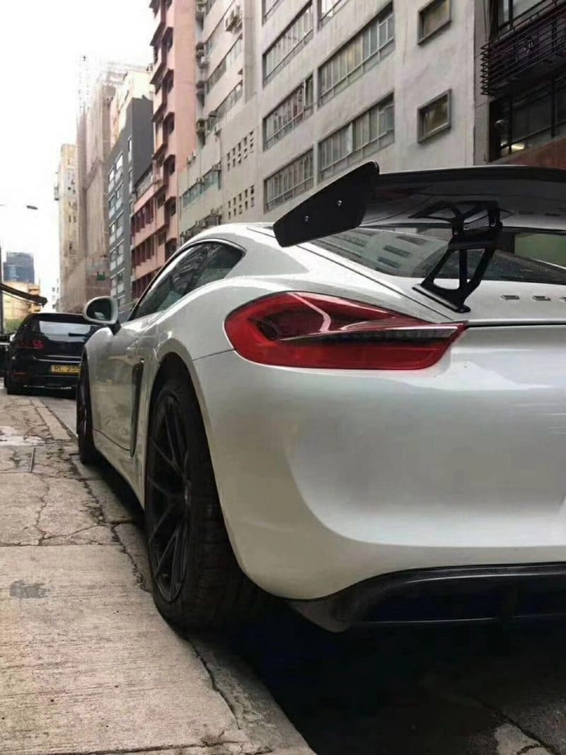 Porsche Cayman/Boxter (718) GT4 PFL Style Carbon Fibre Rear Spoiler - Twenty Two Tuning Rear Spoiler